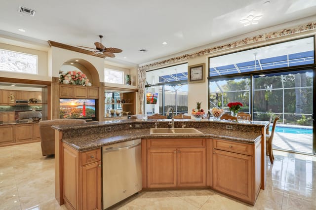 Kitchen Island with Sink