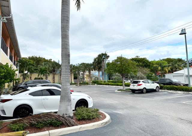 Rear Parking Lot