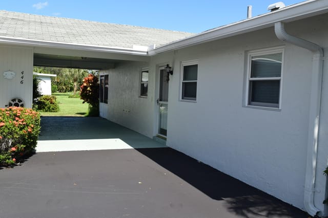 Carport Entrance