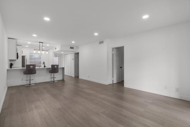 split floor plan