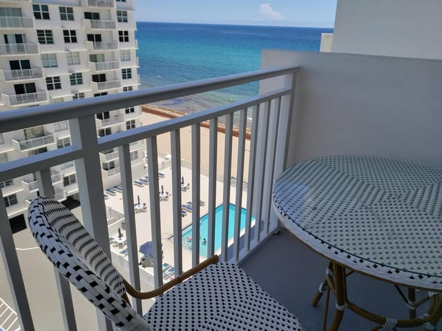 Balcony and Ocean view