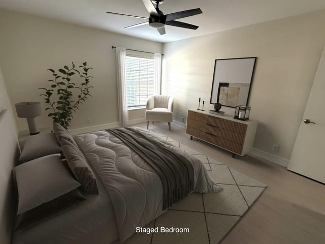 Staged Bedroom