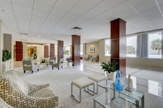 Management is on site just off the lobby