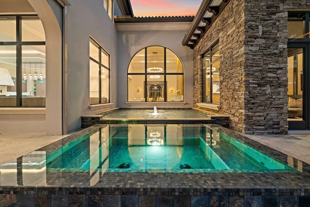 View to Living Room from Pool