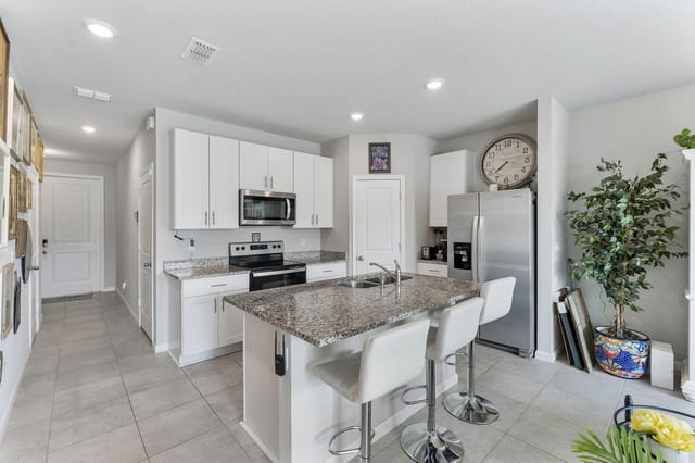 Kitchen with Counter Tops