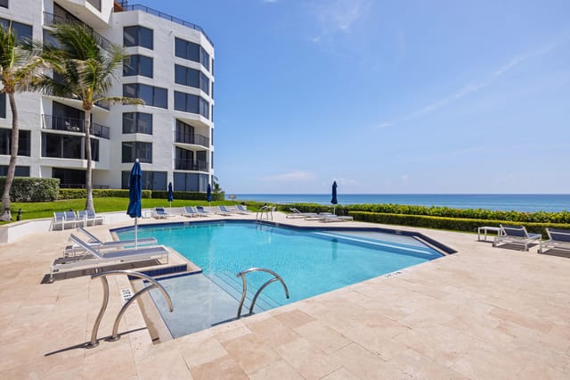 HEATED POOL OVERLOOKING THE BEACH