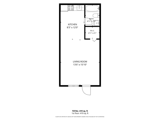 Floorplan - Studio