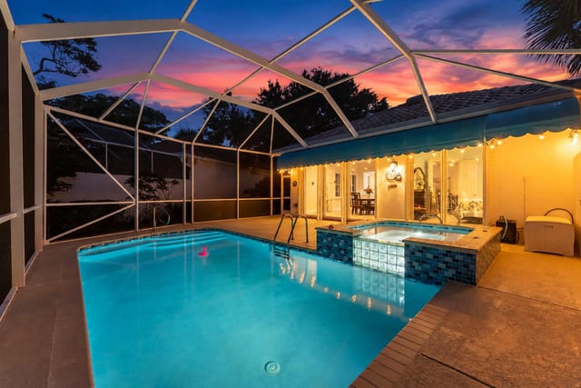 Twilight Pool + Spa