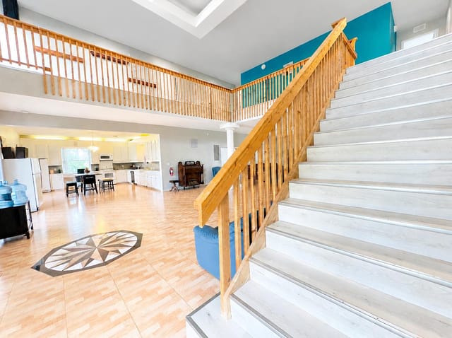 Upstairs