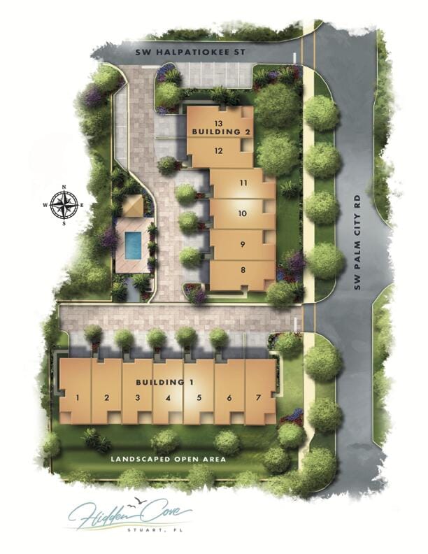 Hidden Cove Site Map